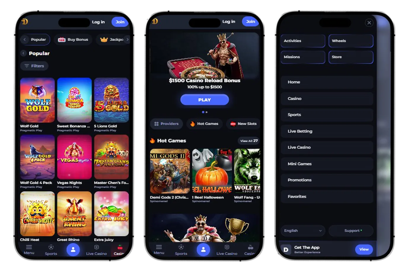Dreamzino Casino Mobile